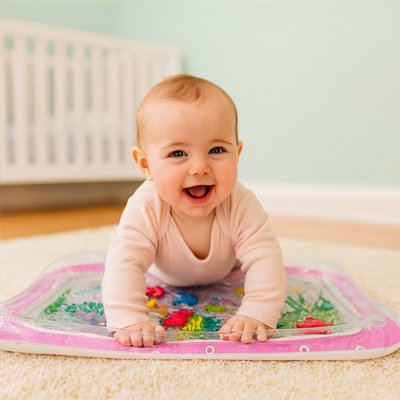 Tapis d'eau bébé fillette souris