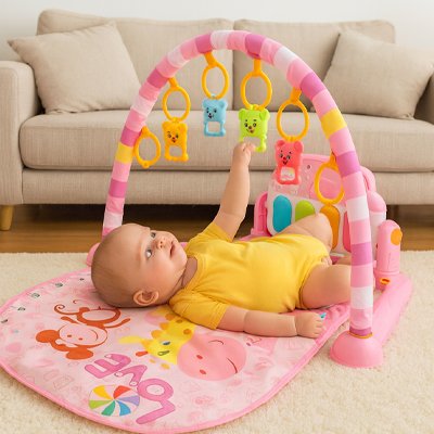 Tapis eveil bebe salon