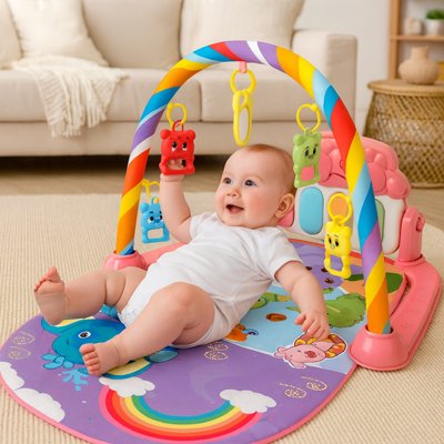 Tapis eveil bebe violet
