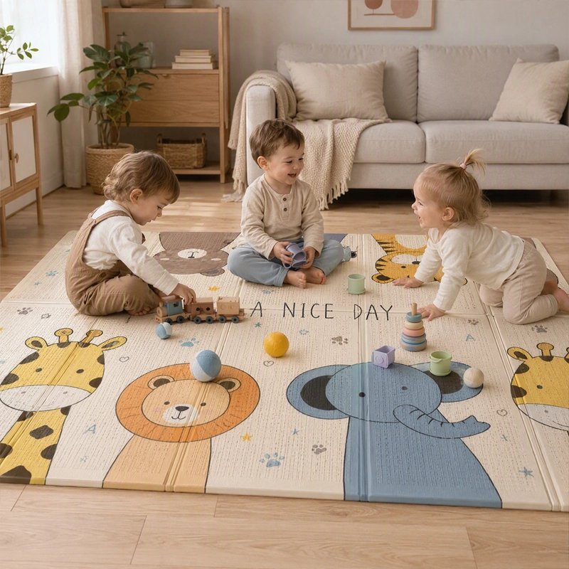 Tapis motricité bébé​ amis