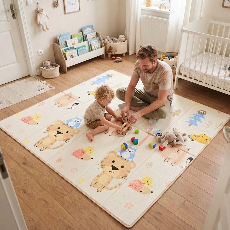 Tapis motricité bébé​ papa jeux