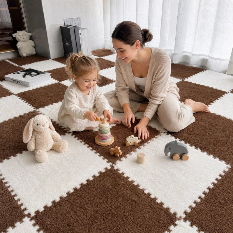 Tapis mousse puzzle maman