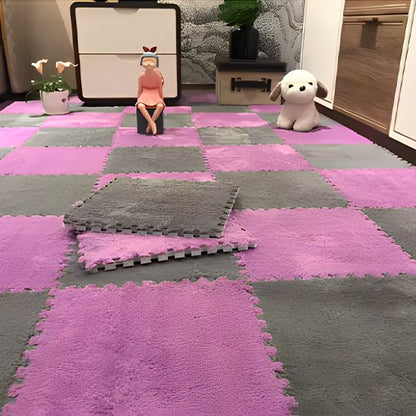 Tapis puzzle salle jeux